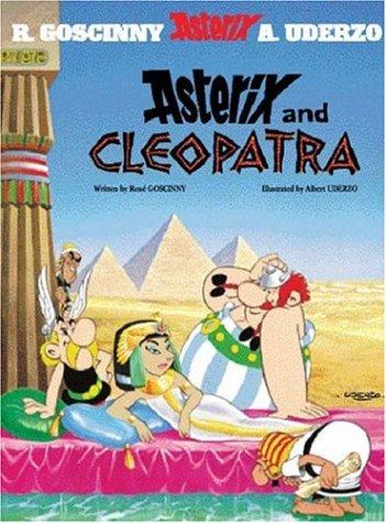Portada del libro «Astérix y Cleopatra» de René Goscinny y Albert Uderzo