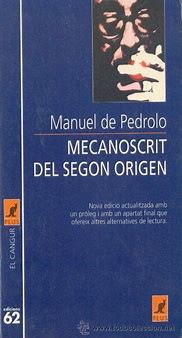 Portada del libro «Mecanoscrito del segundo origen» de Manuel de Pedrolo